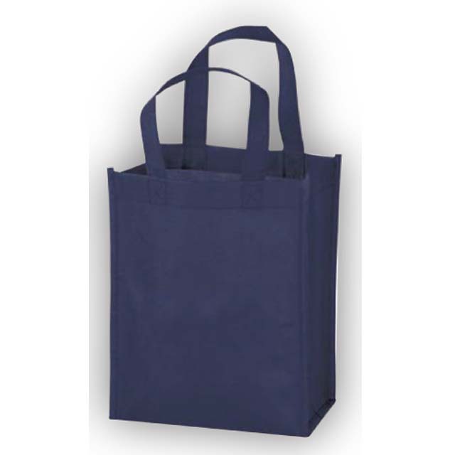 Non-Woven Shopping Bag Vertical Navy Blue | Jasani